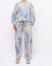 Completo felpa e pantaloni tuta fantasia tie-dye Donna  -  20211/20236V