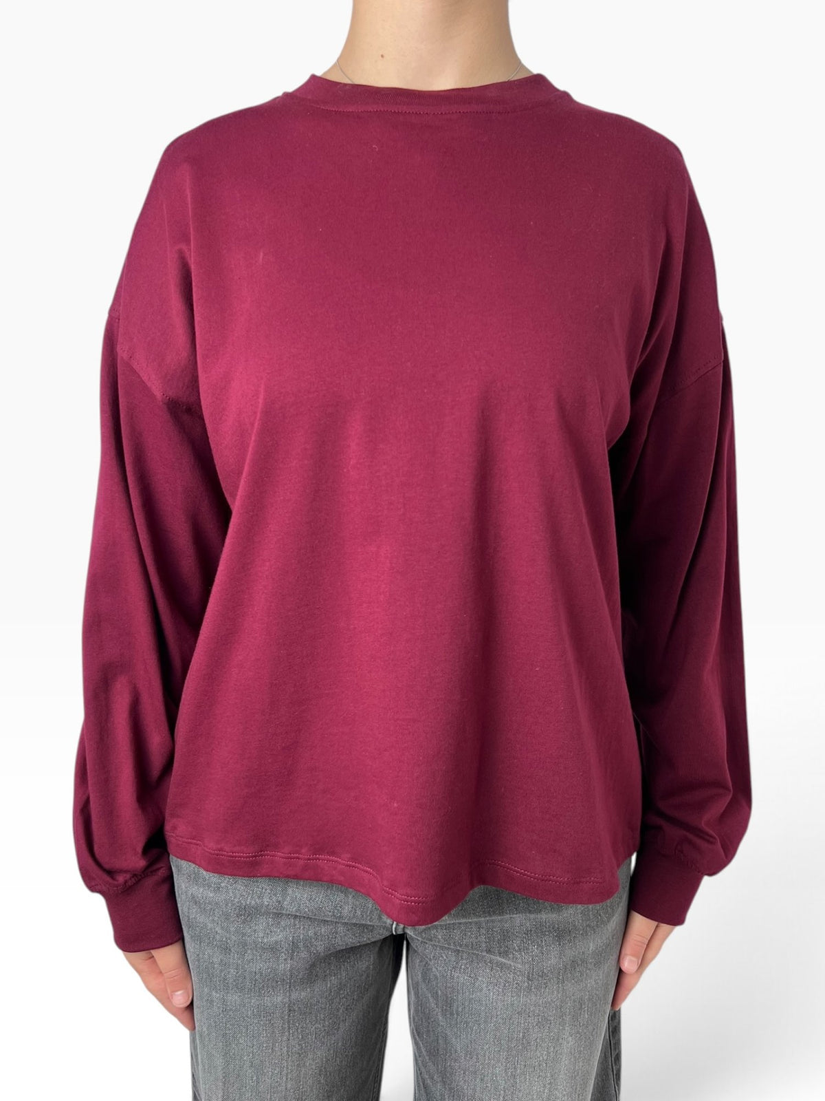 T-shirt manica lunga in cotone Donna  -  UAC0179