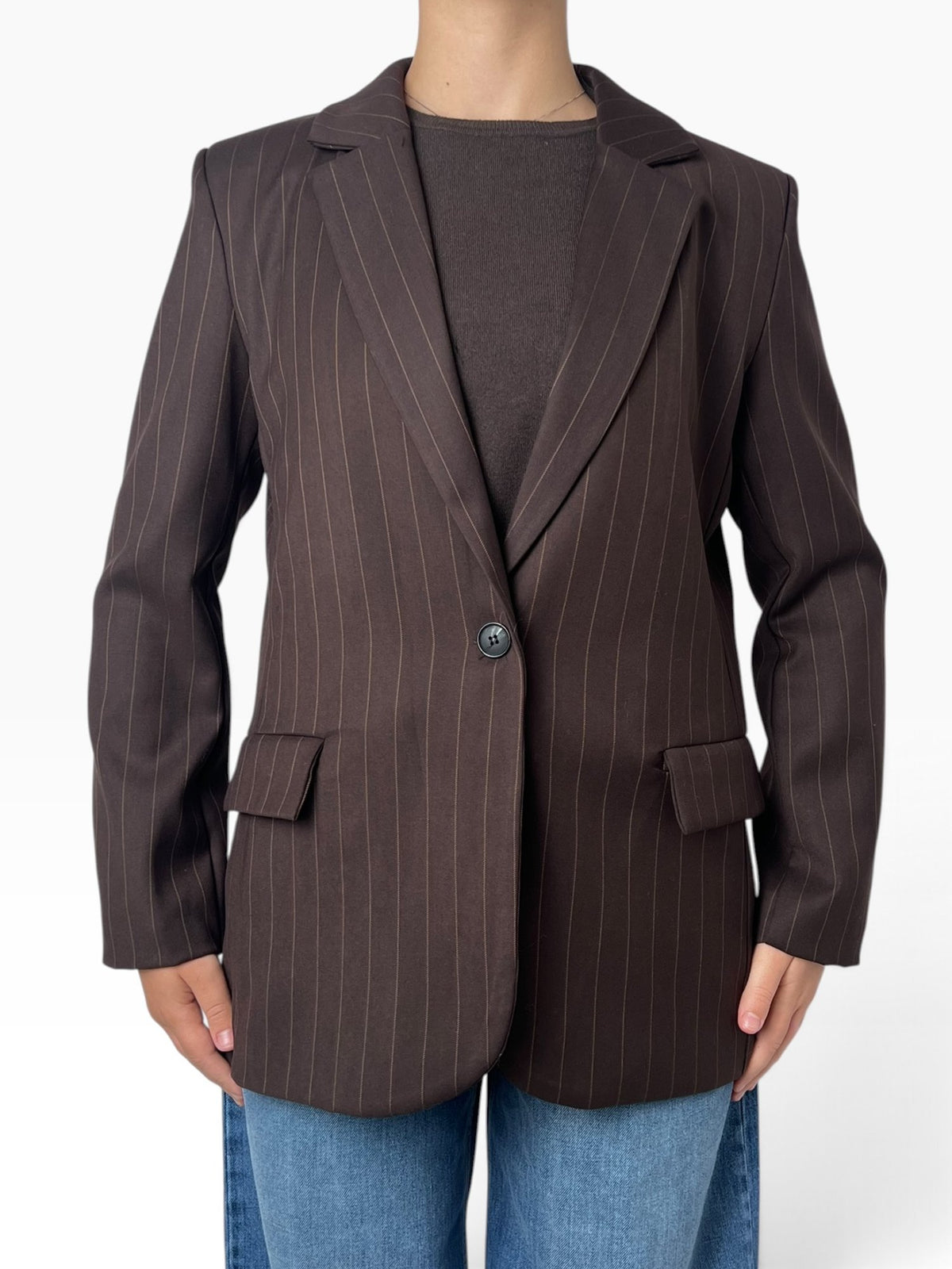Blazer gessato monopetto Donna  -  20559KA