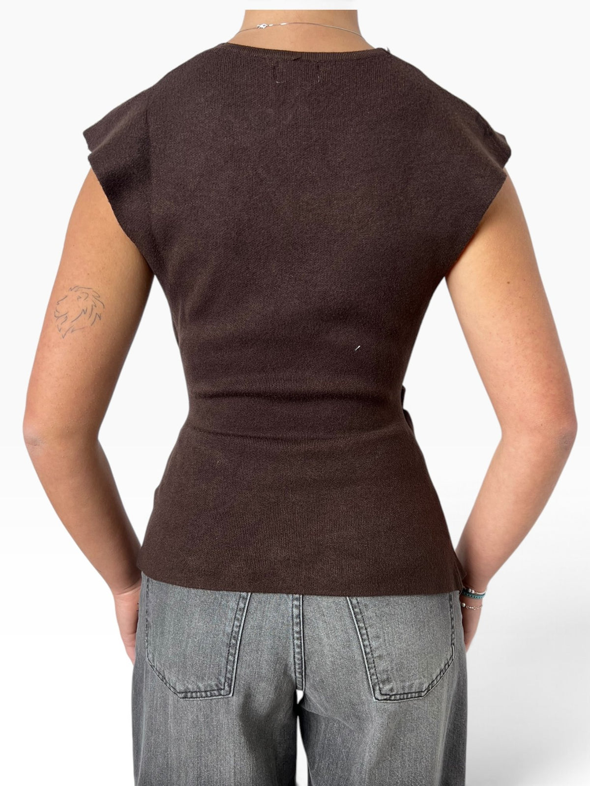 Gilet in maglia incrociato Donna  -  3137