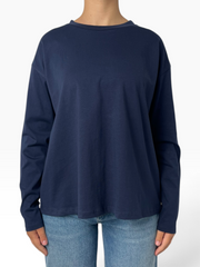 T-shirt morbida a manica lunga Donna  -  11771