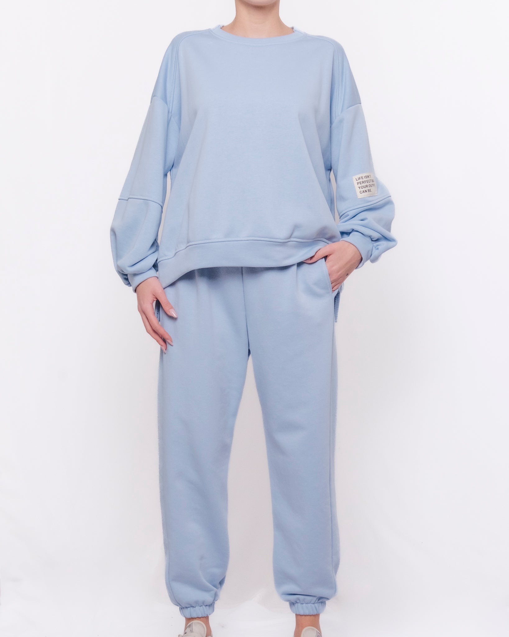 Completo felpa e pantaloni tuta oversize Donna  -  7226/6090V