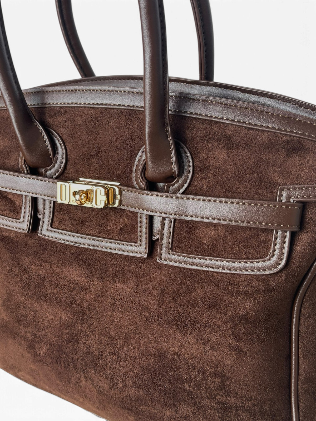 Borsa a mano scamosciata strutturata Donna  -  A9940-367