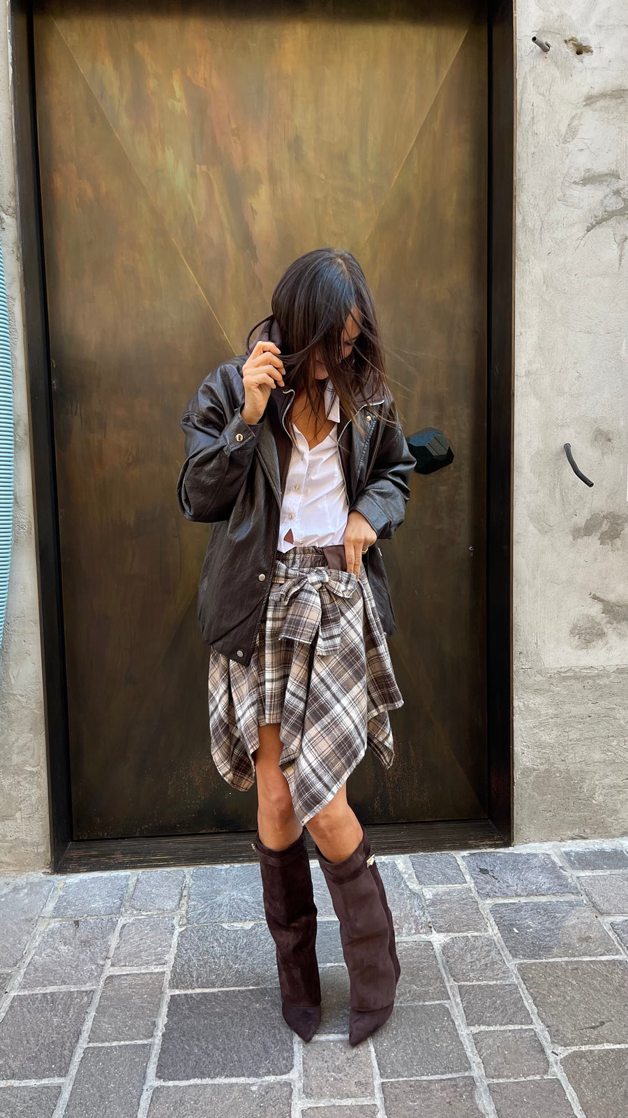 Il tartan , ma con carattere 
