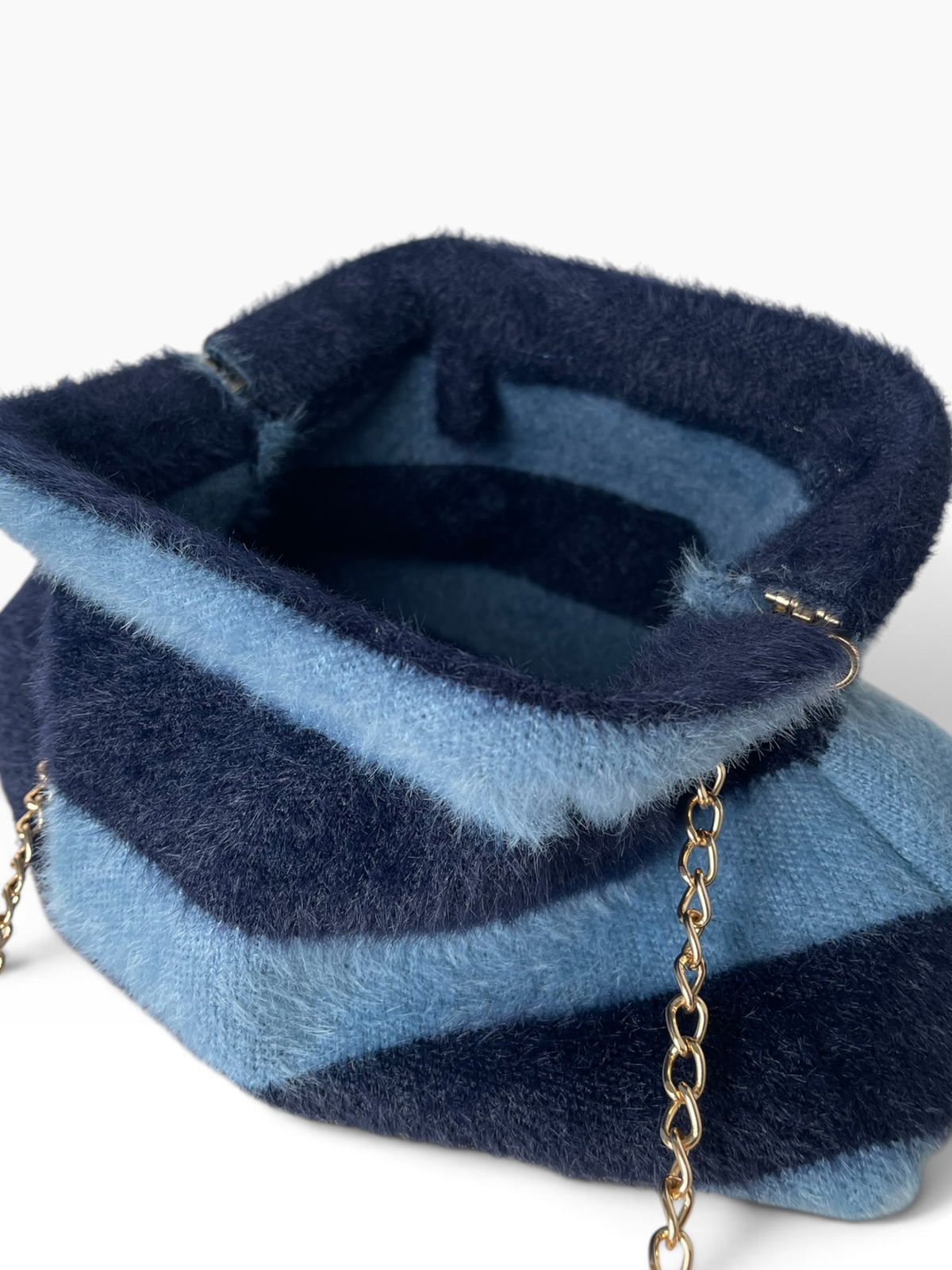 Borsa morbida in maglia rigata Donna  -  71037