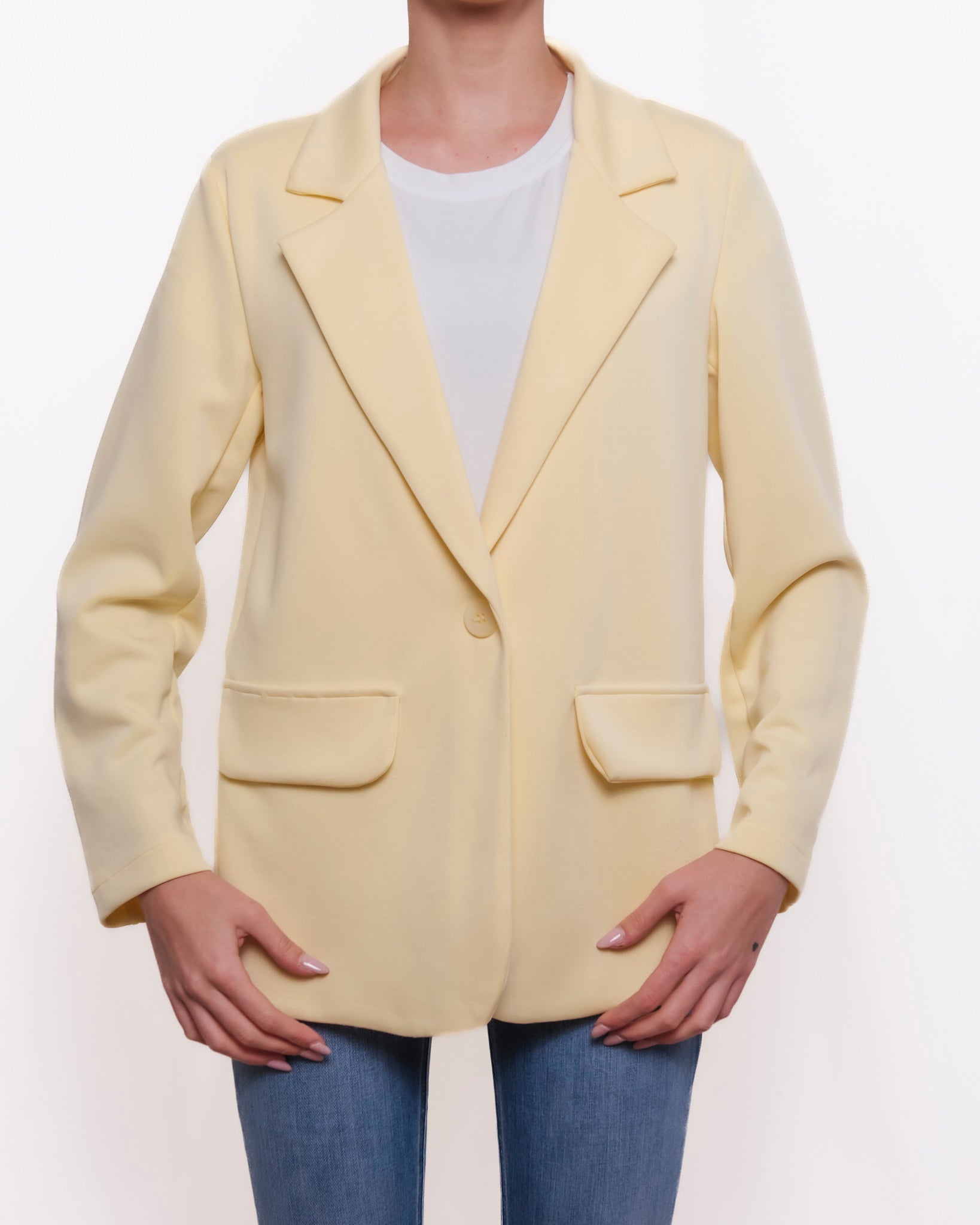 Blazer monopetto con tasche a patella Donna  -  8049KA