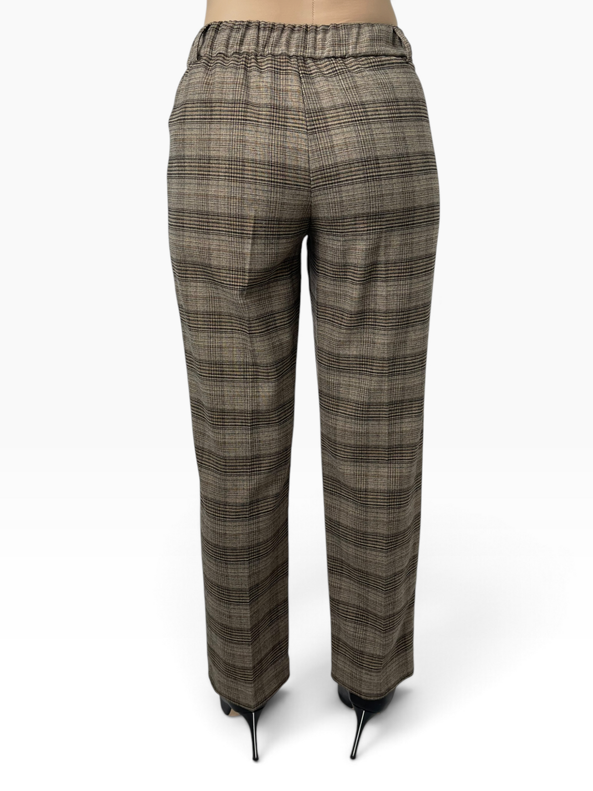 Pantalone sartoriale a quadri Donna  -  T2477E9