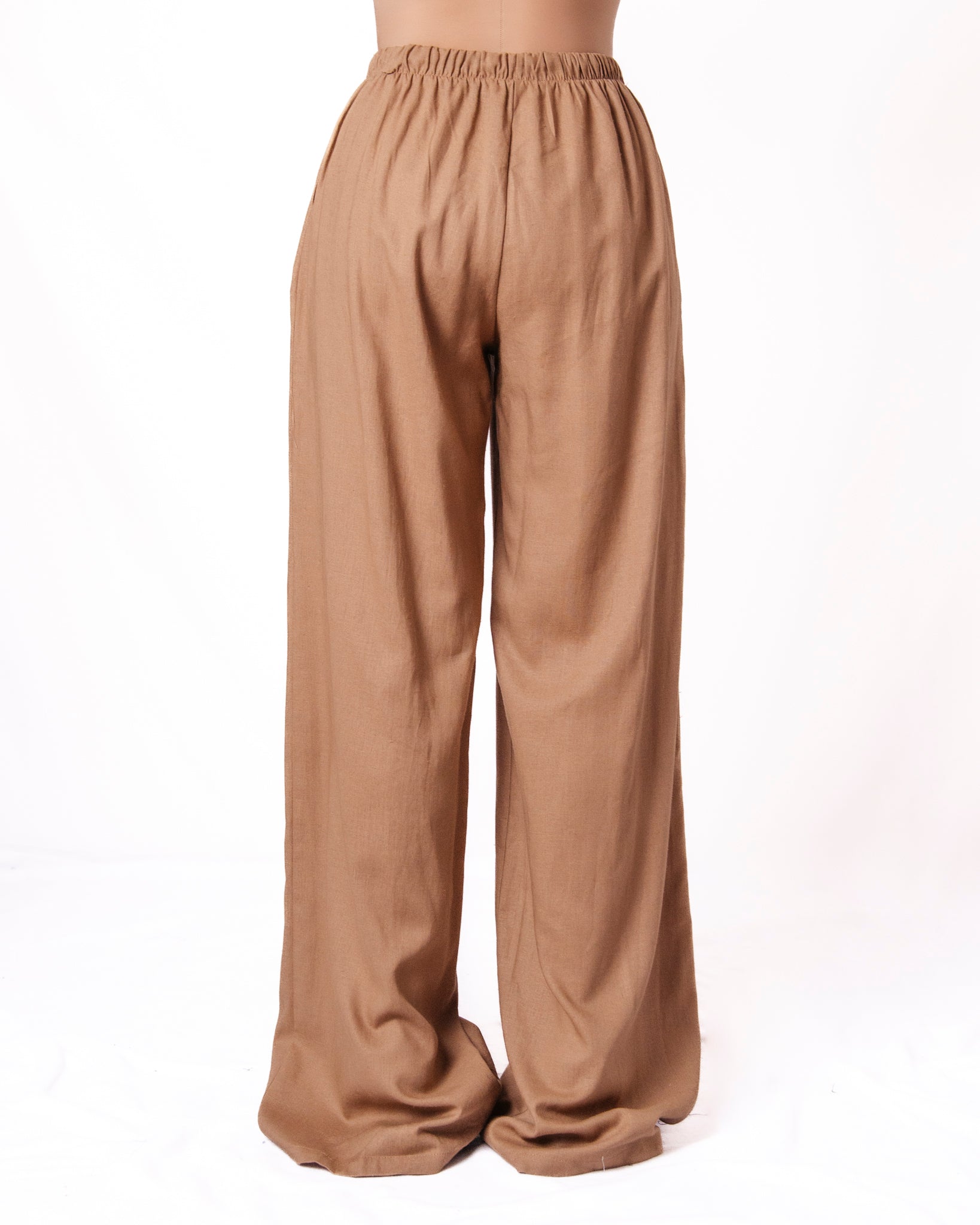 Pantaloni Ampi con Coulisse Donna  -  13418-7