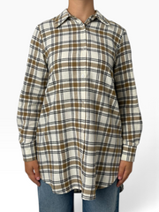 Camicia lunga in flanella Donna  -  23084Q2
