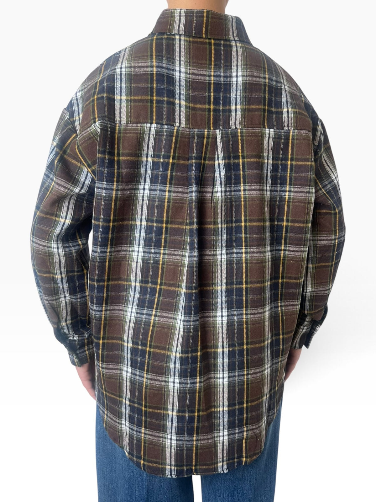Camicia oversize in flanella Donna  -  17312KA
