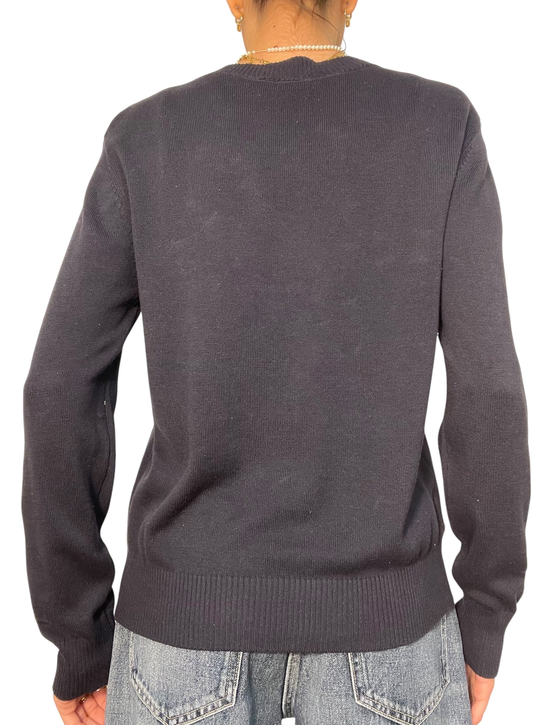 Maglia girocollo in maglia fine maniche lunghe Donna  -  0134KA