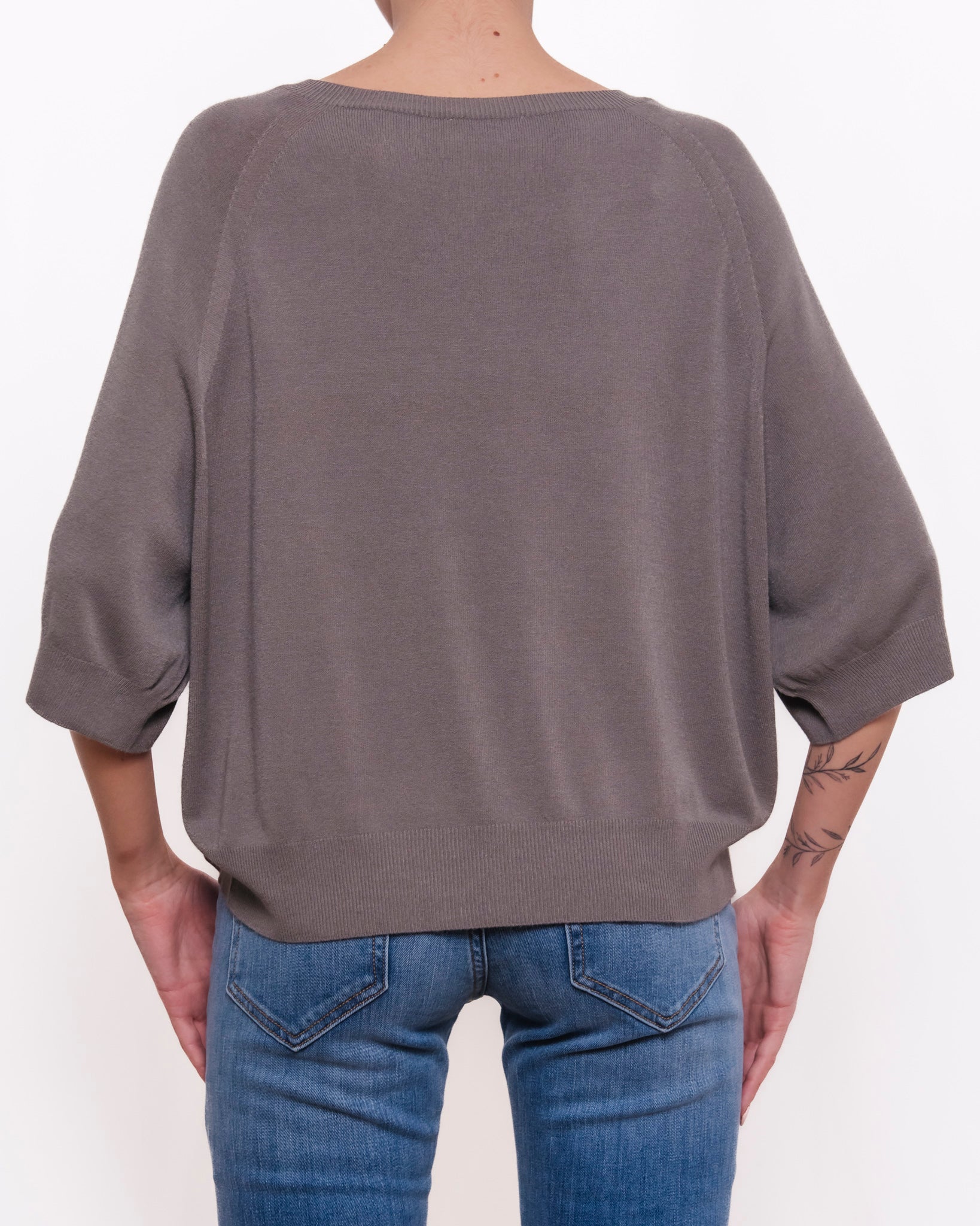 Maglia girocollo maniche a pipistrello Donna  -  2AB2043