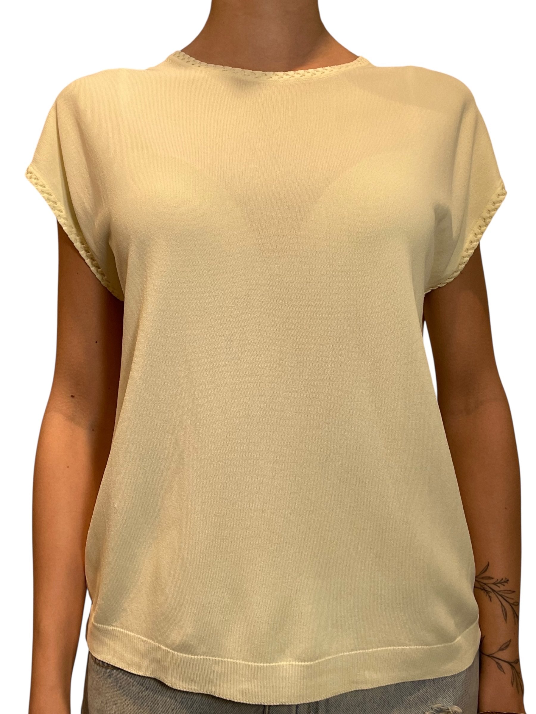 Blusa girocollo senza maniche Donna  -  6276KA