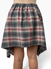 Gonna a quadri asimmetrica Donna  -  TAC1743