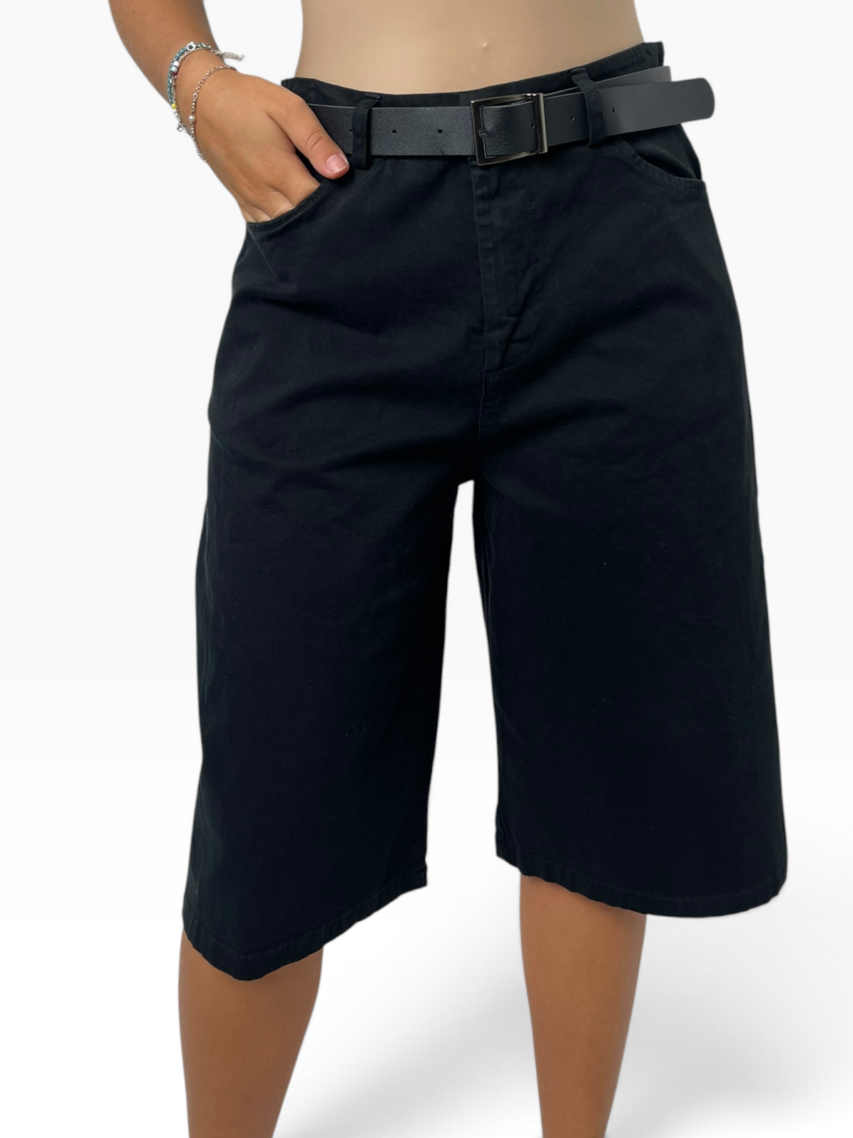 Bermuda lunghi a gamba ampia Donna  -  61313PMTR