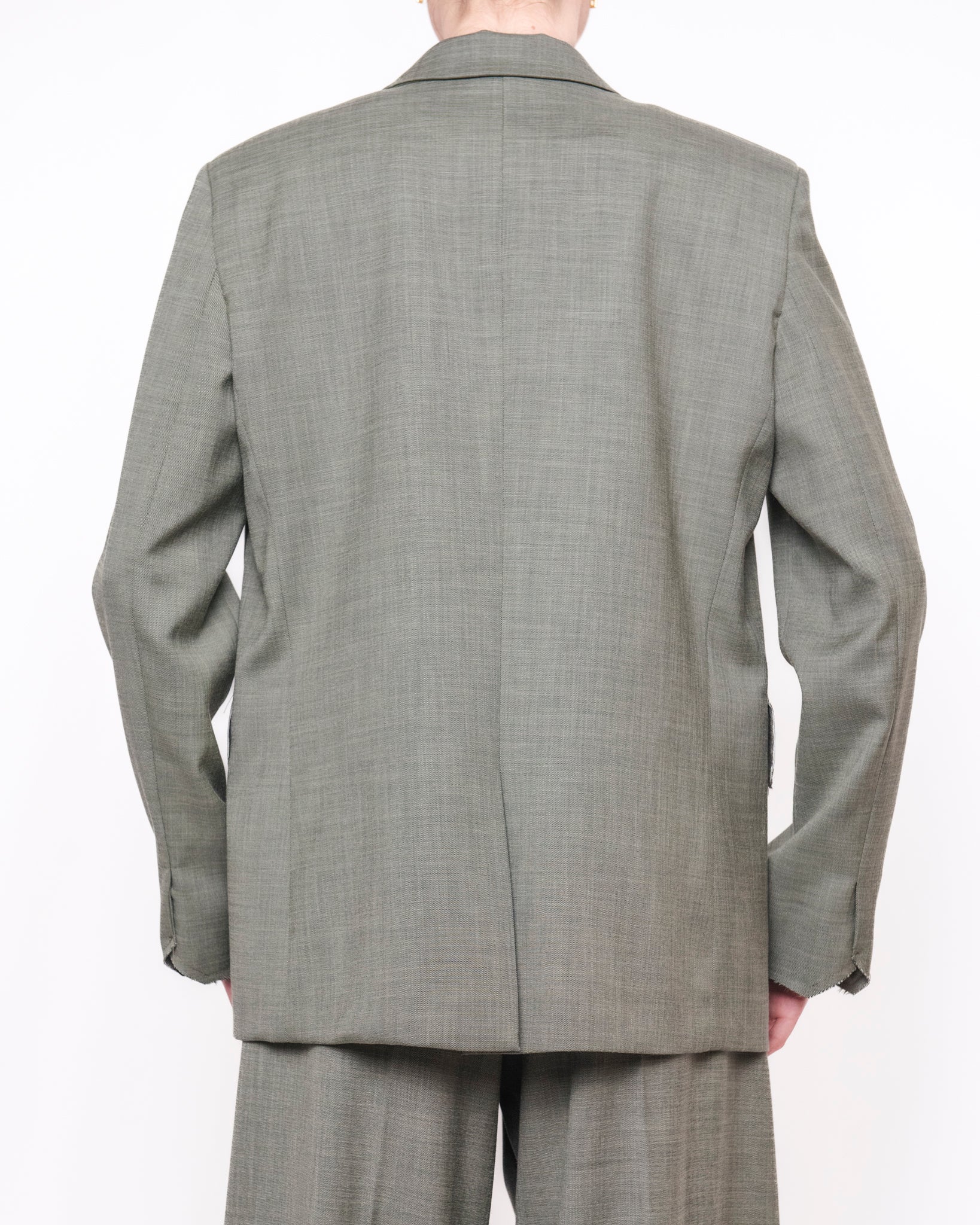 Blazer monopetto sartoriale cuciture a vista Donna  -  TAB0049