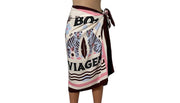 Gonna Pareo Stampata con Nodo Laterale Donna  -  11816-6