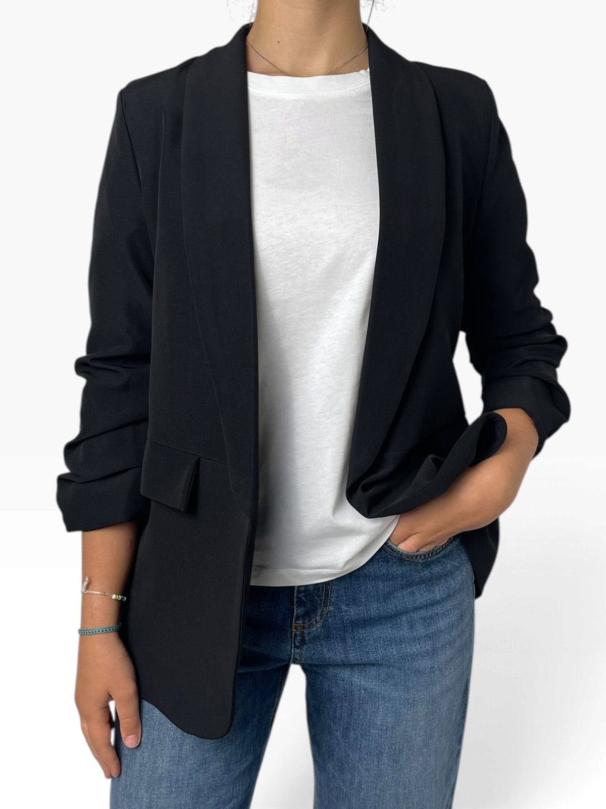 Giacca blazer maniche arricciate Donna  -  991690X
