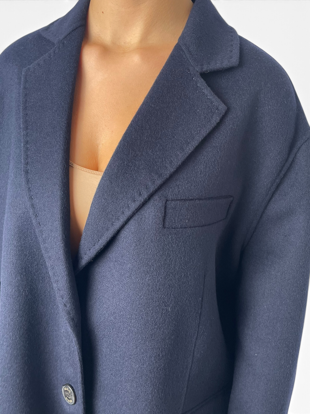 Cappotto oversize con collo a revers Donna  -  TAC0005