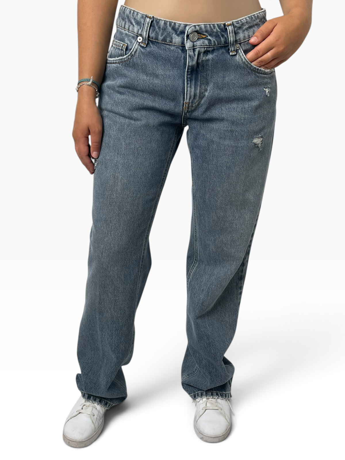 Jeans dritti a vita bassa Donna  -  DAC5005