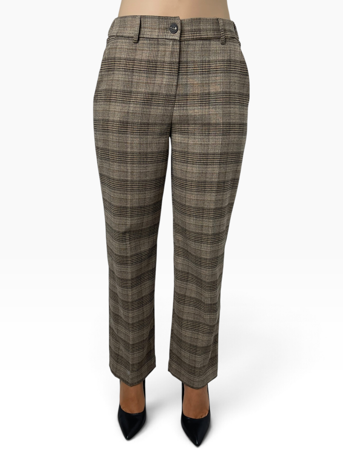 Pantalone sartoriale a quadri Donna  -  T2477E9