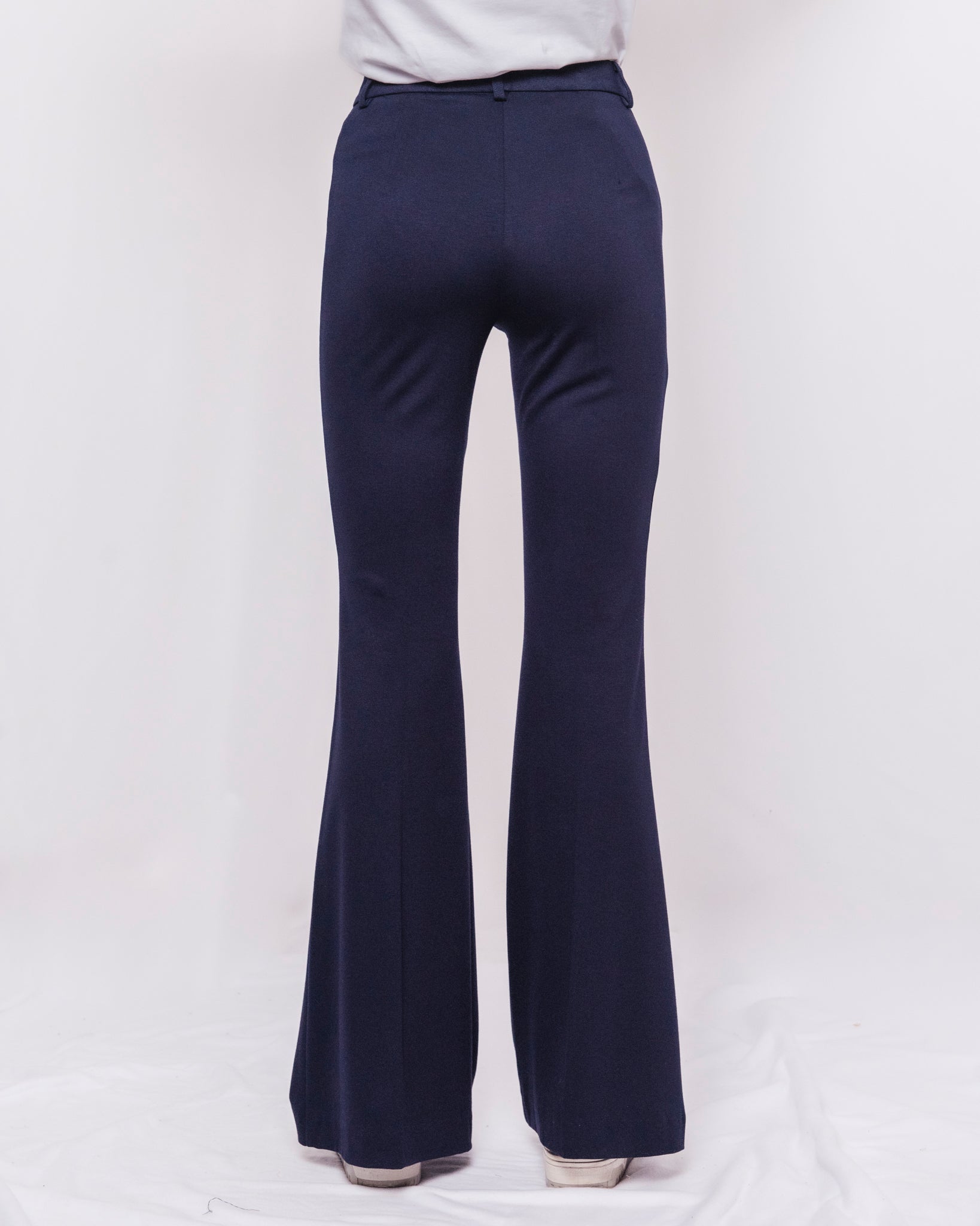 Pantaloni zampa a vita alta sartoriali Donna  -  TAB0261