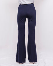 Pantaloni zampa a vita alta sartoriali Donna  -  TAB0261