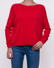 Maglia oversize schiena scoperta Donna  -  2AB2170