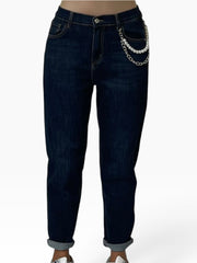 Jeans risvolto vita elasticizzata Donna  -  CHG6640