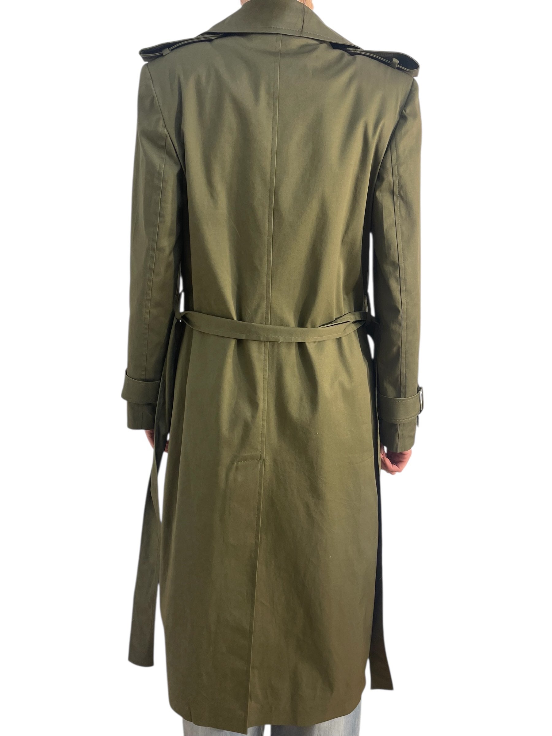 Trench lungo doppiopetto con revers ampio Donna  -  SMXTH0018