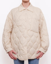 Trapuntino oversize con colletto camicia Donna  -  88002KA