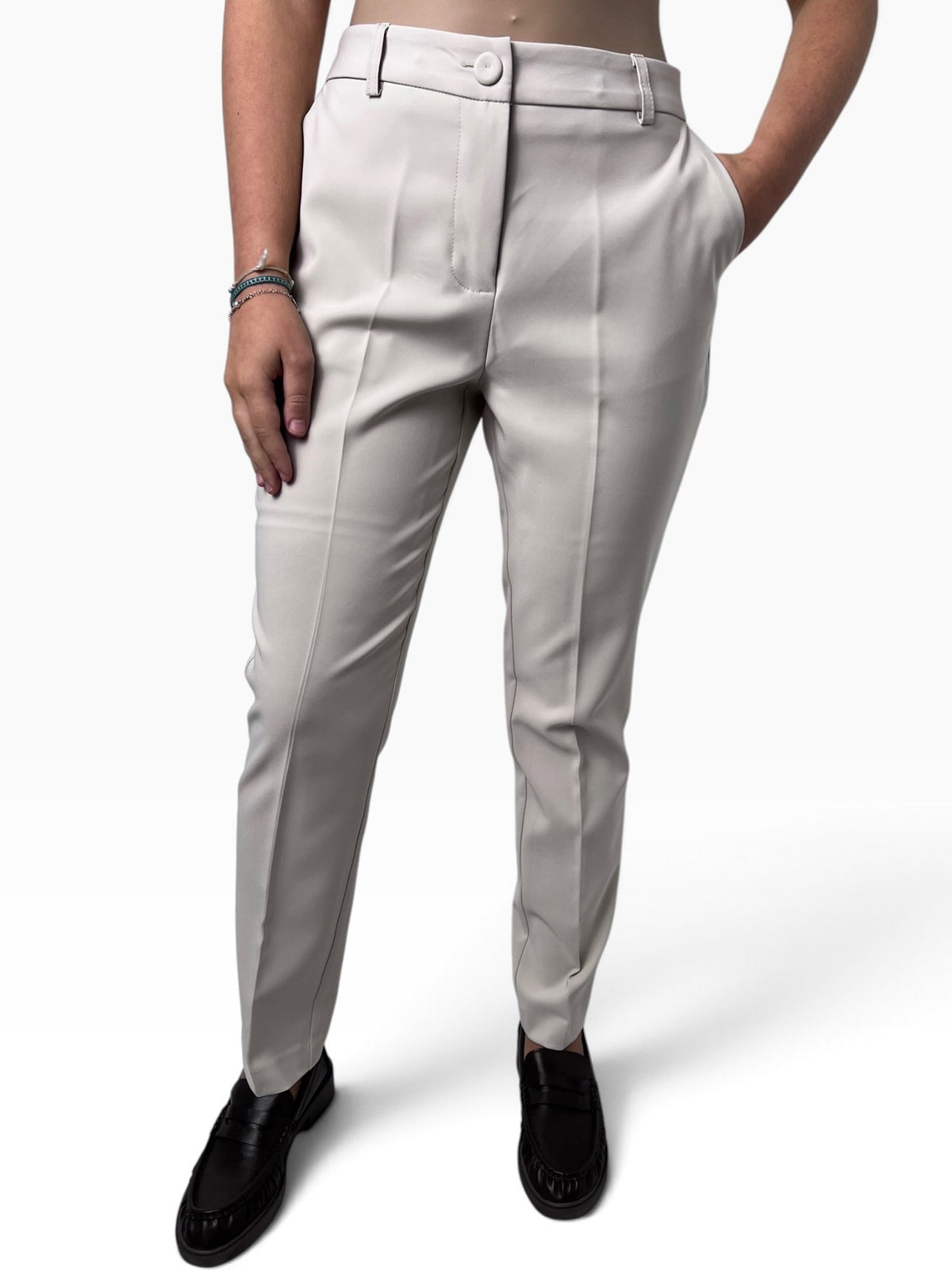 Pantalone a sigaretta elasticizzato Donna  -  P1068T2