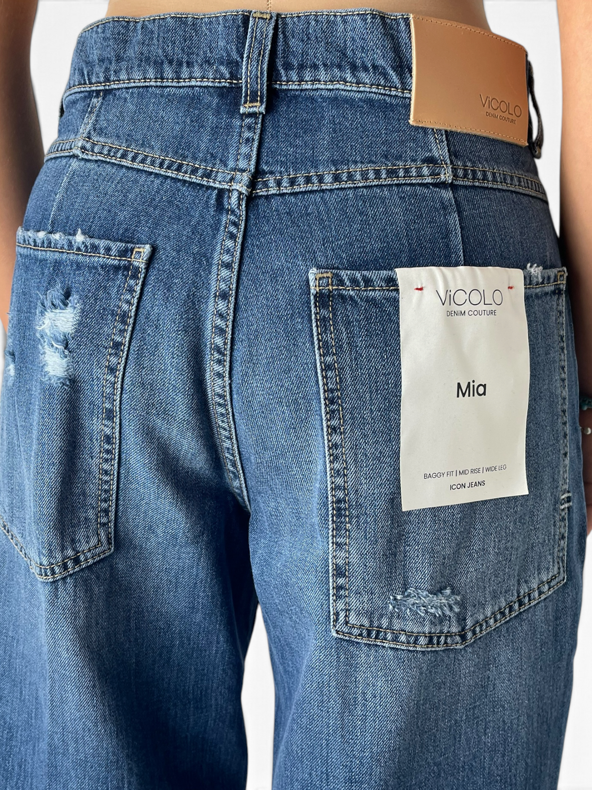 Jeans Mia a gamba ampia Donna  -  DAC5119