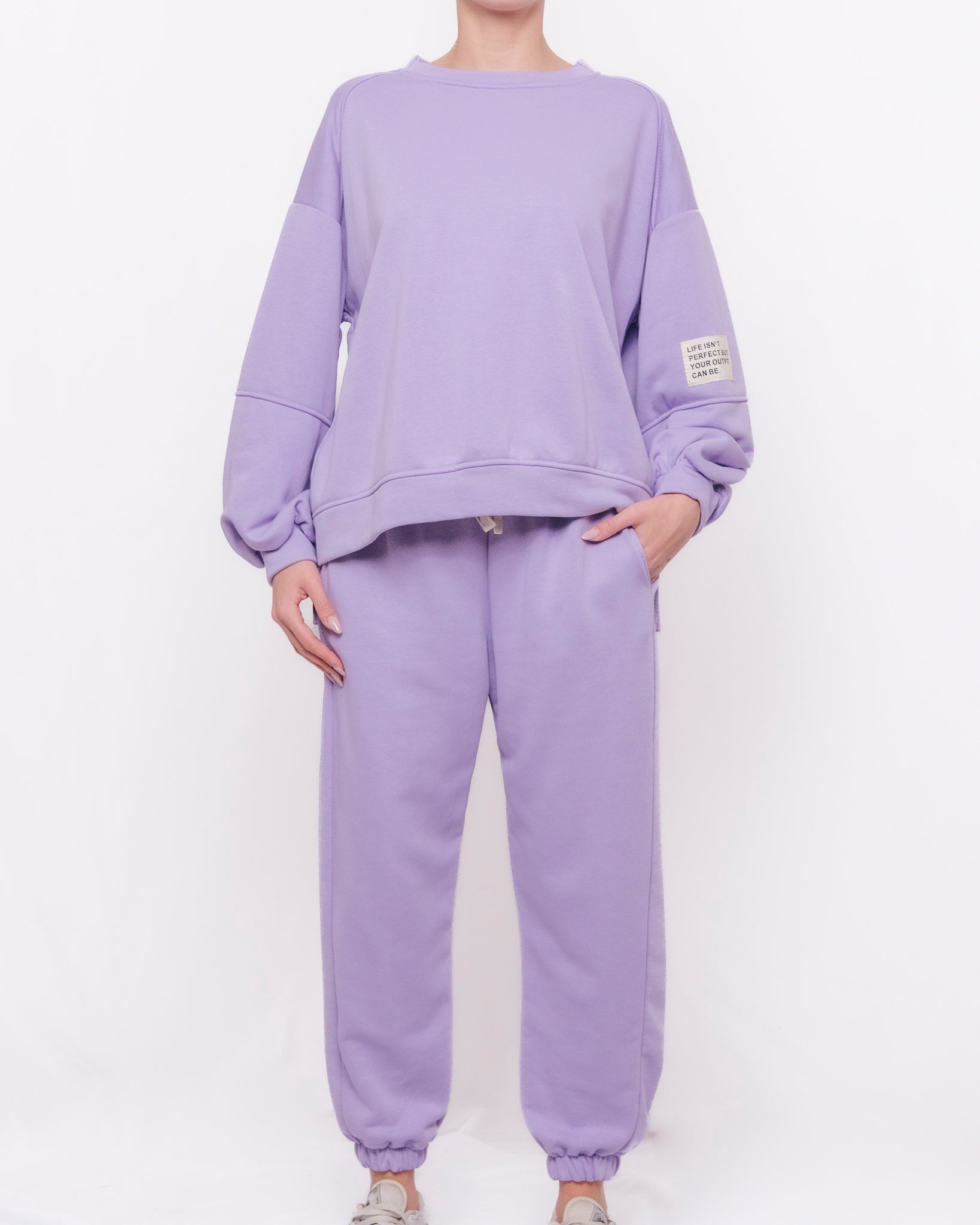 Completo felpa e pantaloni tuta oversize Donna  -  7226/6090V