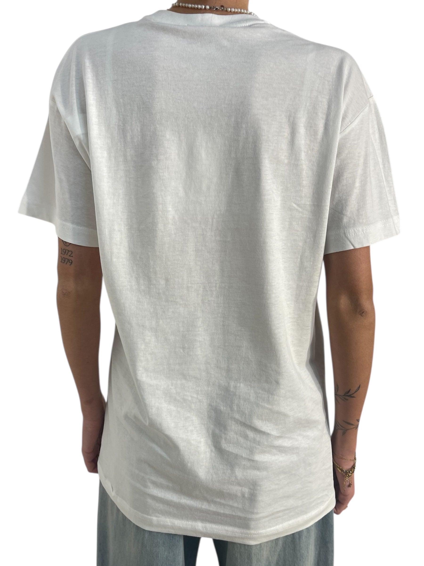 T-shirt oversize stampa floreale grafica Donna  -  TSH15