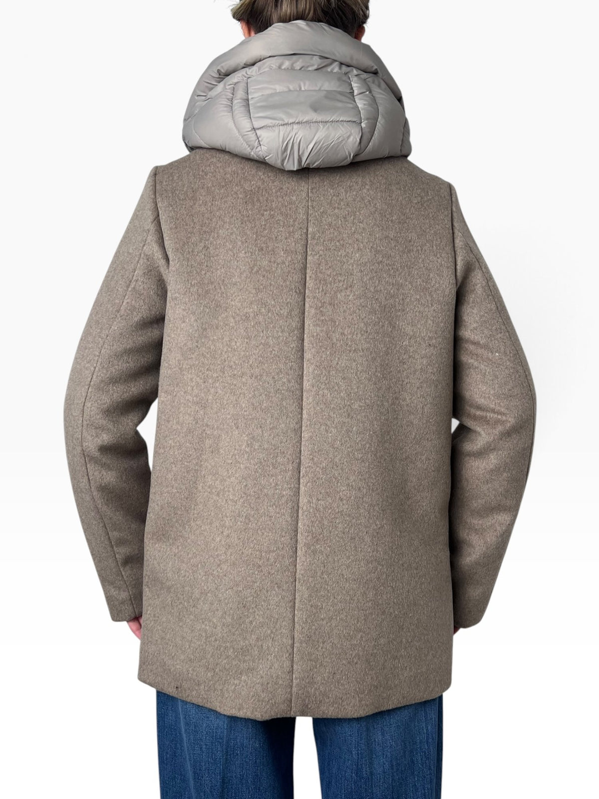 Cappotto con pettorina trapuntata Donna  -  P175