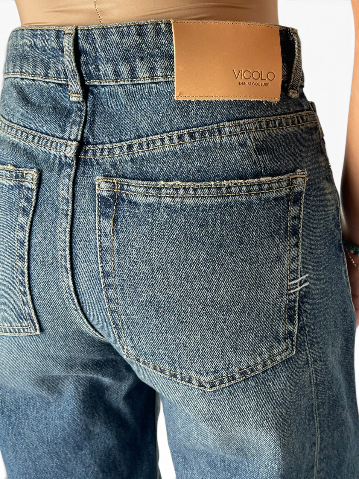 Jeans Vicolo a gamba curva Donna  -  DAC5070