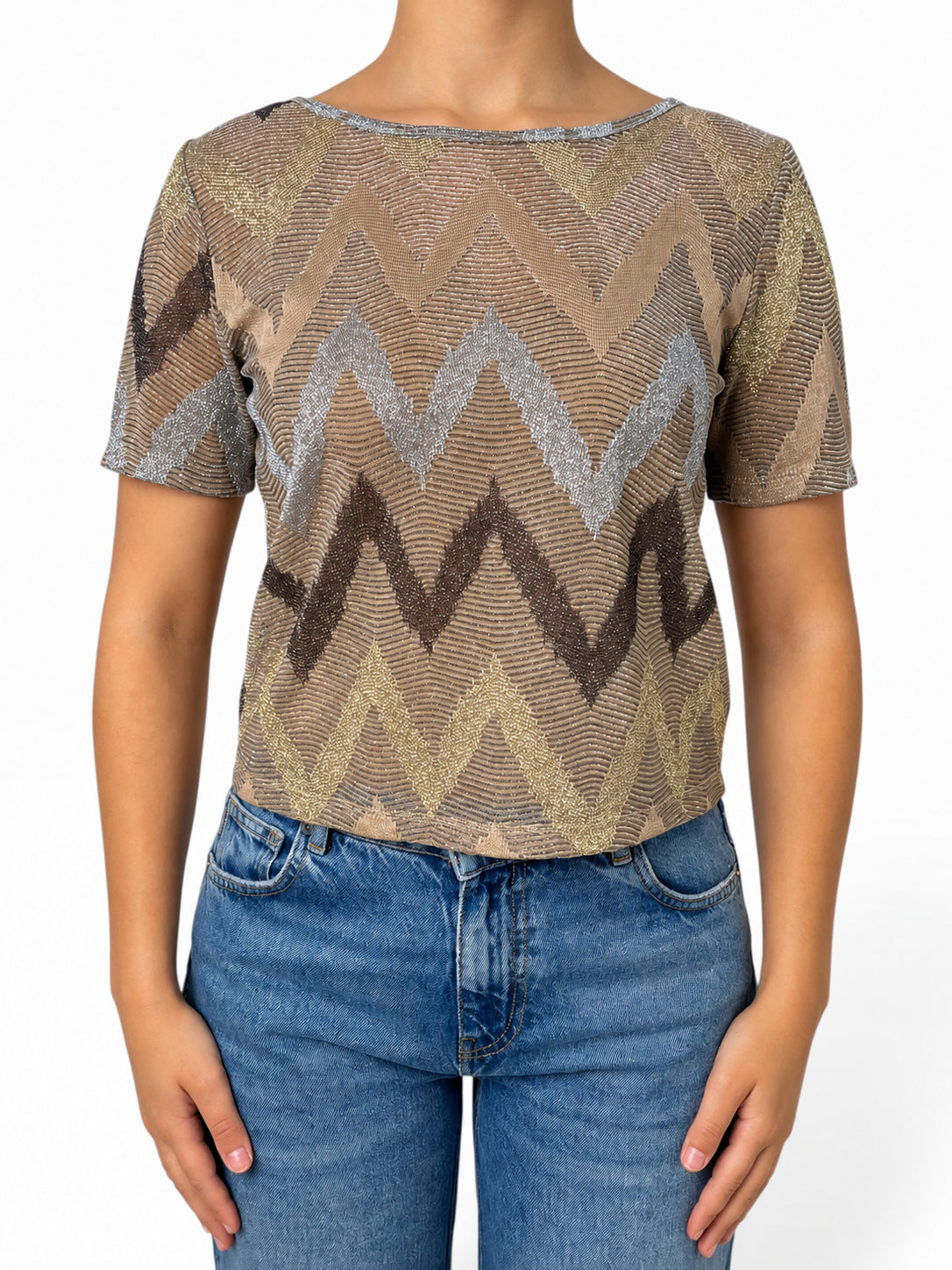 Top lurex fantasia zig zag Donna  -  TAC0661