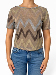 Top lurex fantasia zig zag Donna  -  TAC0661