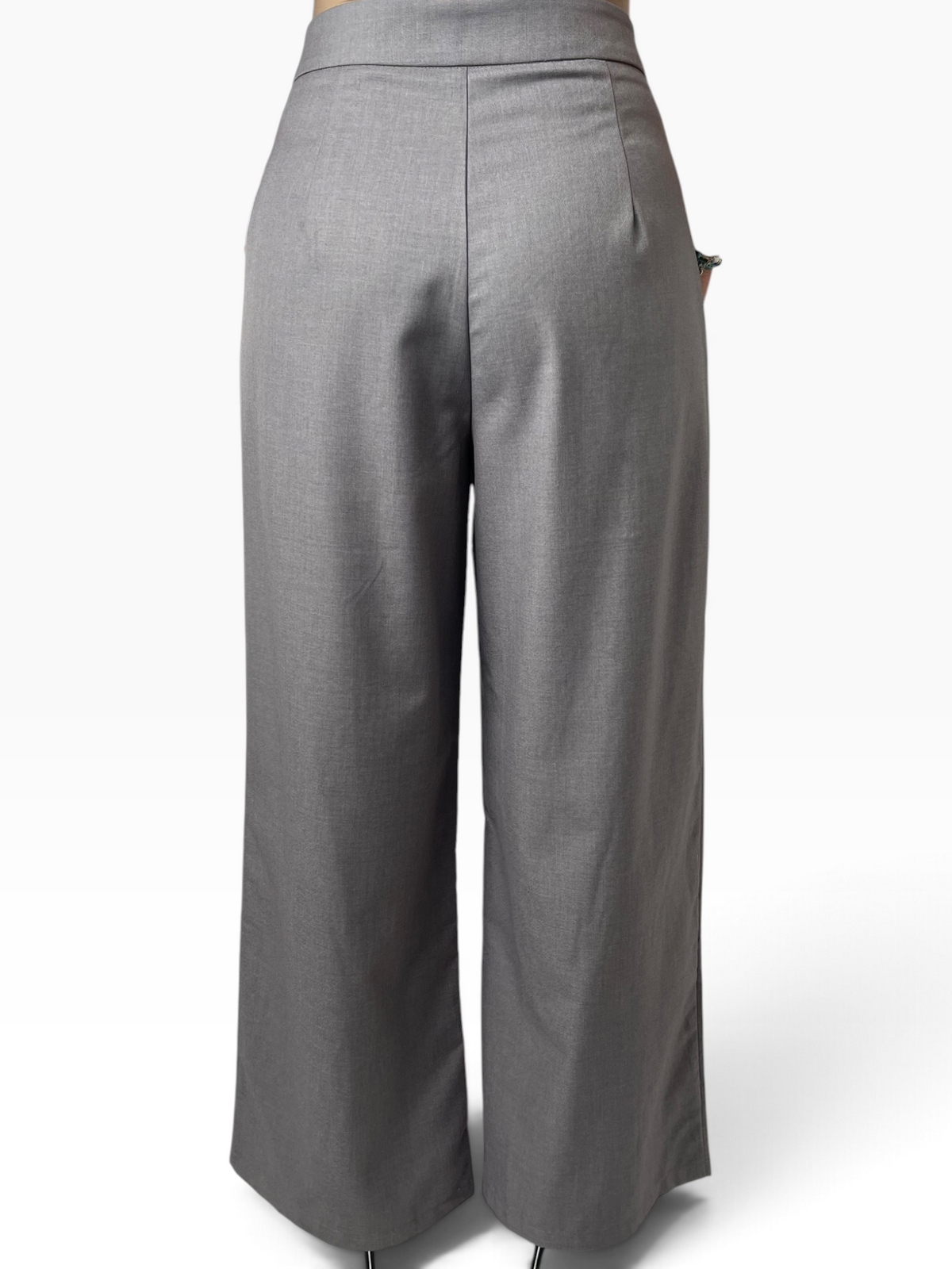 Pantalone a gamba ampia con strass Donna  -  23522CI