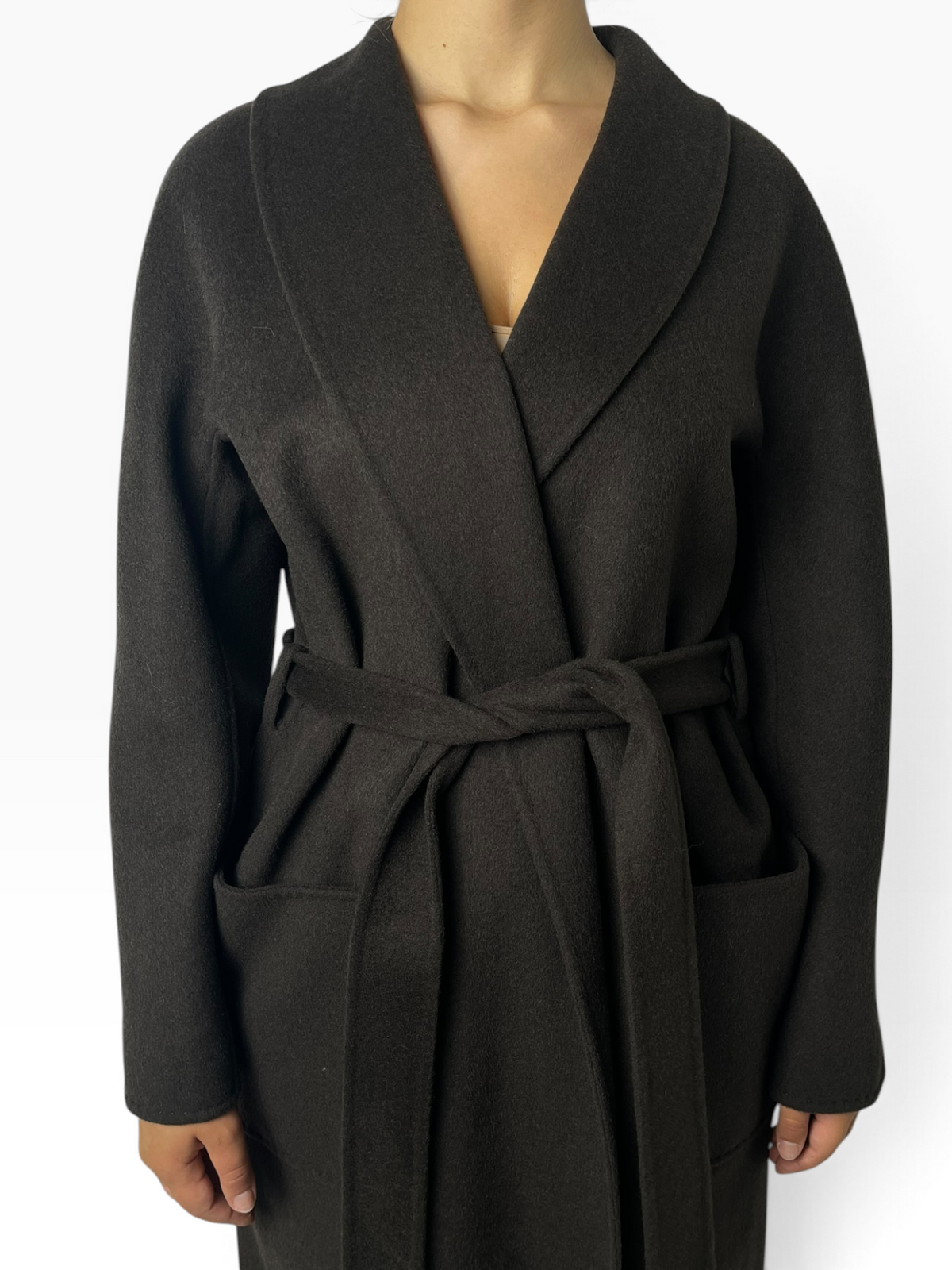 Cappotto avvolgente con collo a scialle Donna  -  TAC0004