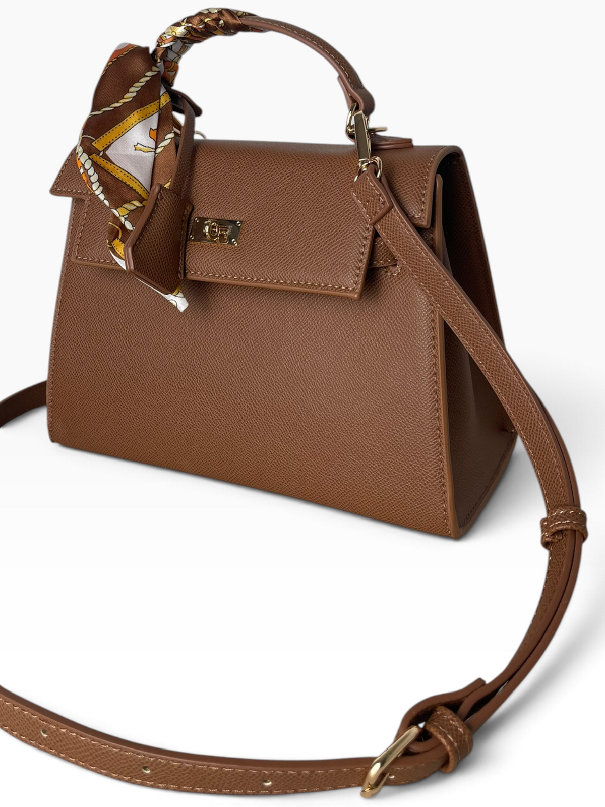 Borsa a mano con foulard Donna  -  5288