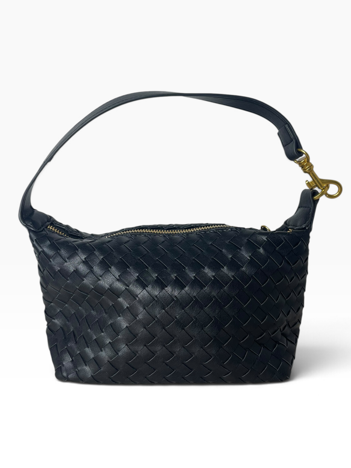 Borsa a spalla in pelle intrecciata Donna  -  PH6336