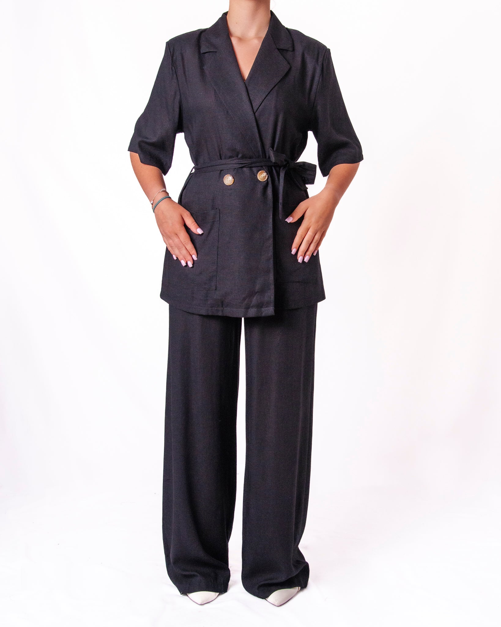 Completo Camicia e Pantalone Ampio Donna  -  26246/26247