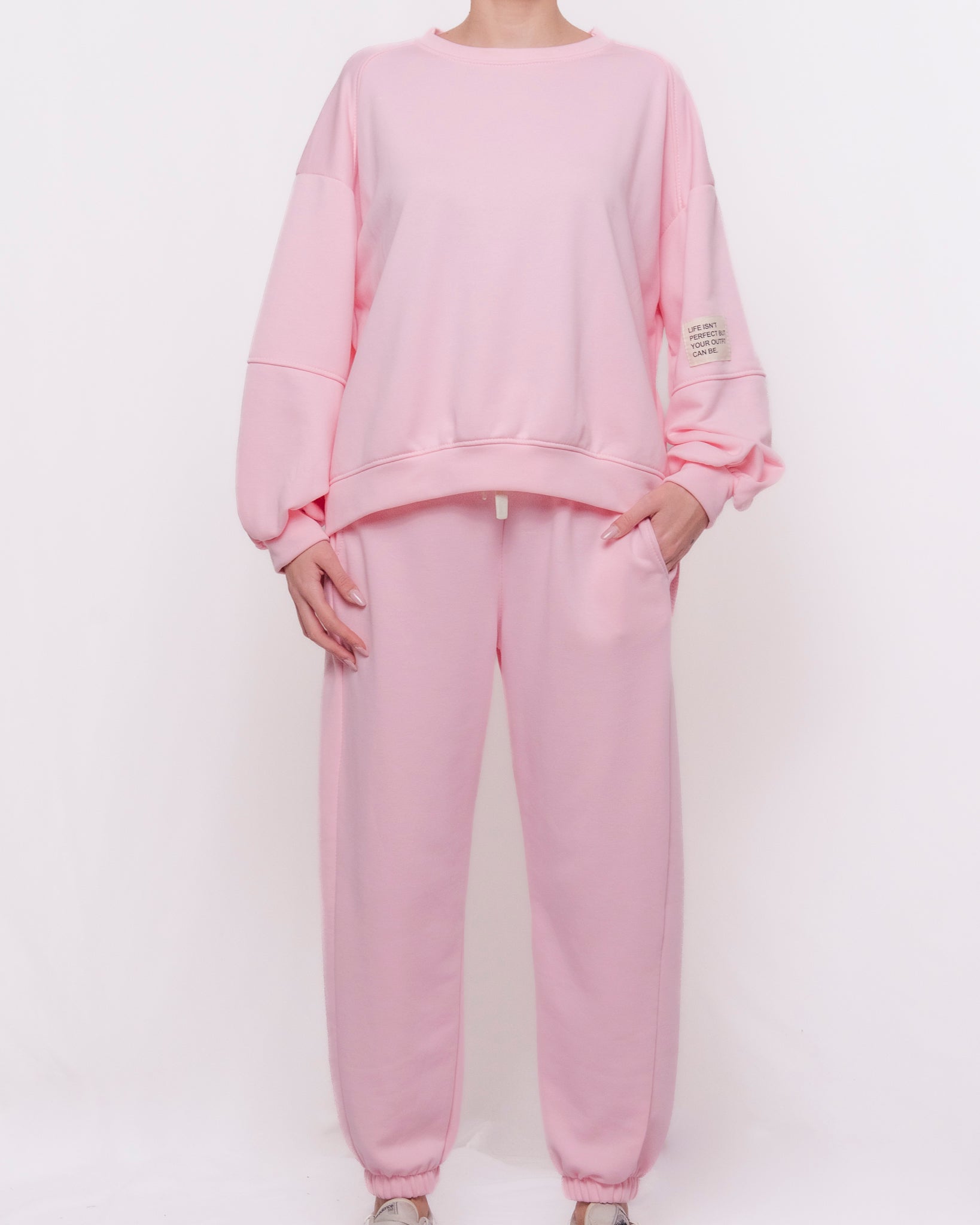 Completo felpa e pantaloni tuta oversize Donna  -  7226/6090V