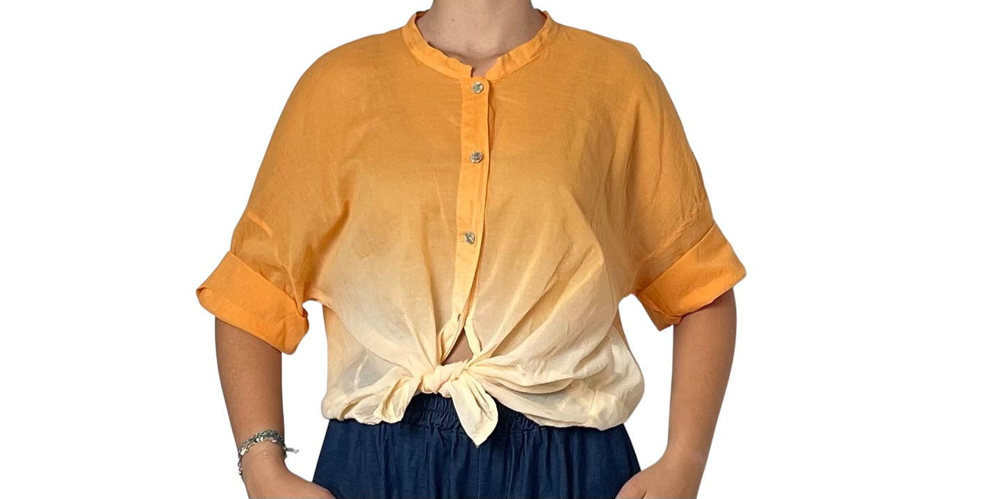 Blusa Ampia con Nodo Frontale Donna  -  83423V