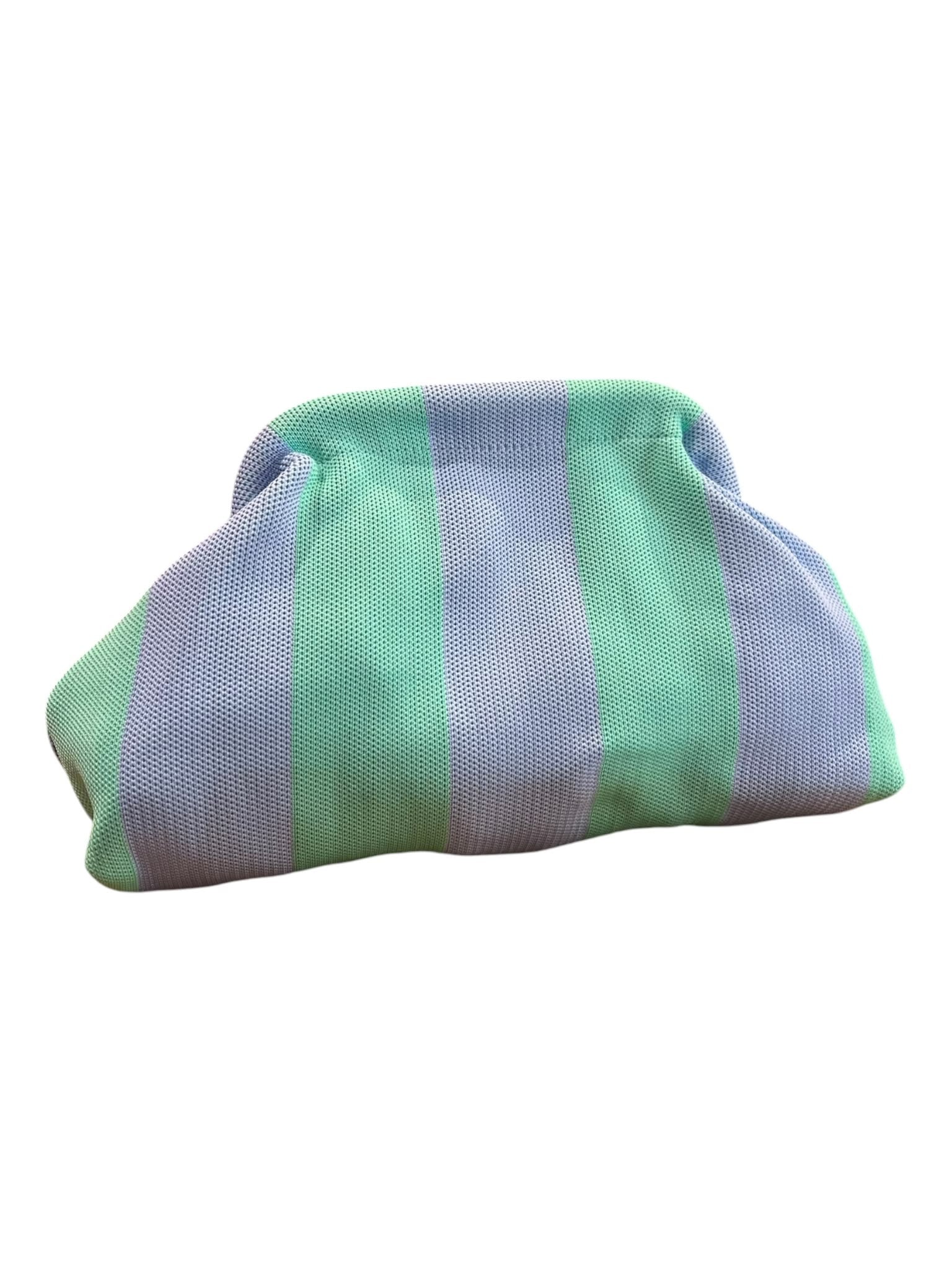 Pochette Rigata in Tessuto Strutturato Donna  -  220216