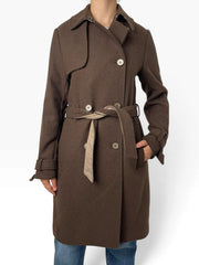 Cappotto doppiopetto stile trench Donna  -  MW2640604