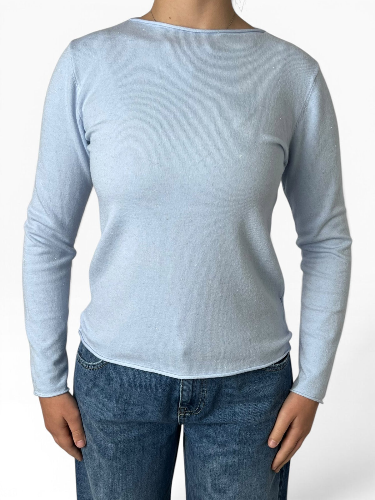 Maglia fine scollo a barca Donna  -  26070KA