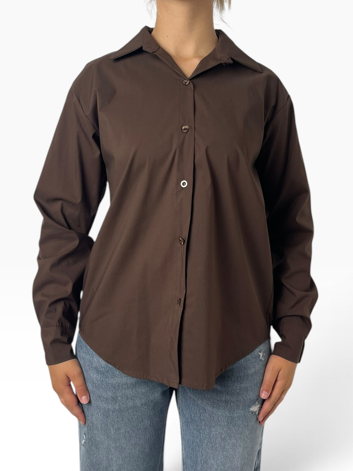 Camicia essenziale dal taglio morbido Donna  -  26101KA